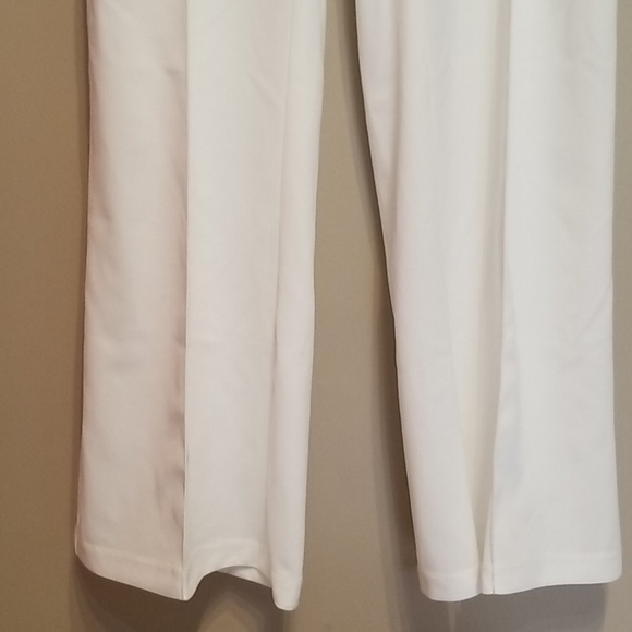 High waist belted white trousers - Picture 5 of 6